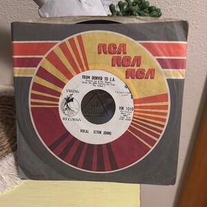 1970 Elton John From Denver to LA RCA 45 Vinyl Record